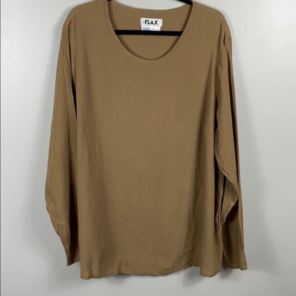 Flax long sleeve rayon blend size 1G